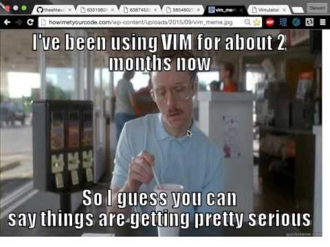 Yeah, I use Vim. Why? : r/vim