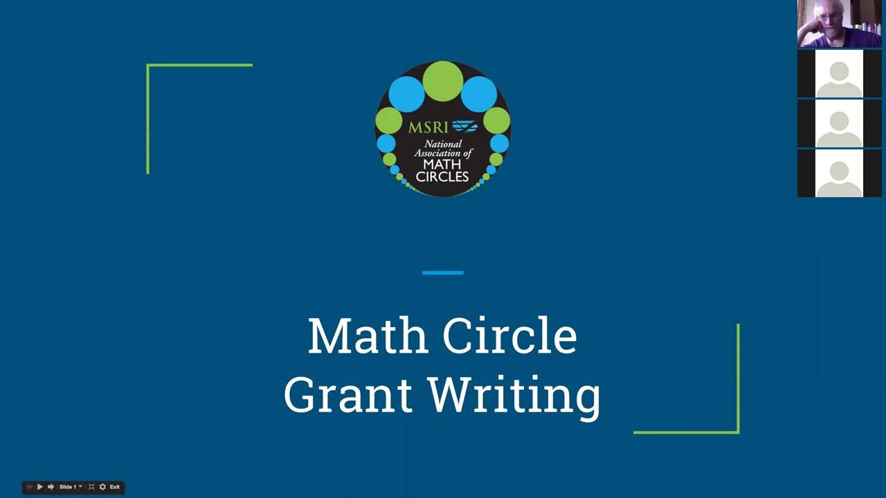 MC-MAP Webinar Series. Topic: Grant Writing
