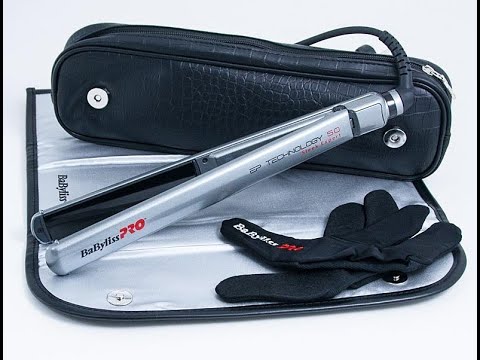 BaBylissPro BABYLISS Plaukų tiesinimo žnyplės Sleek Expert Styler BAB2072EPE Temperature (max) 230 °C, Number of heating levels 5, Sidabrinis video