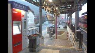 preview picture of video 'Bildimpressionen Mosbach (Baden) Bahnhof'