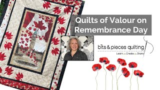 Sewing Quilts of Valour for Remembrance Day