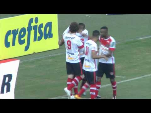 Gol de William Pottker - Palmeiras 1x2 Linense – Campeonato Paulista – 13/02/2016 - HD