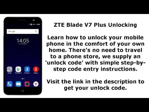 Unlock ZTE Blade V7 Plus - SIM Network Unlock PIN