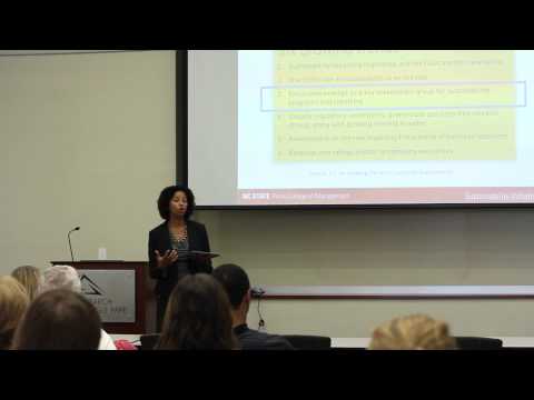 WPYL 9/5/14 - Sustainability: The Business Opportunity - Jessica Thomas