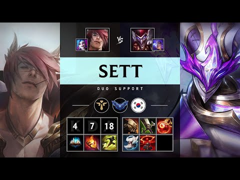 Sett Support vs Shaco - KR Diamond Patch 25.20