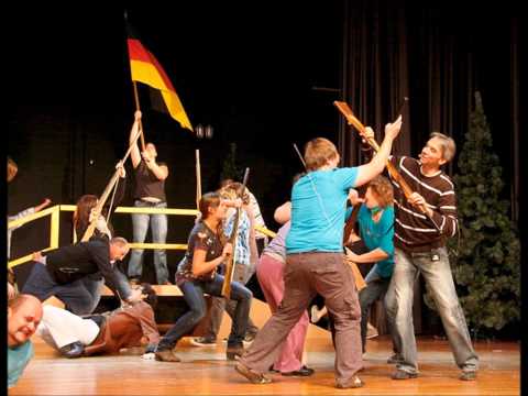 Probe für   "Hecker" das Musical der Badischen Revolution  -Funke Hoffnung-