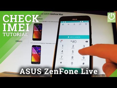 IMEI Number in ASUS Zenfone Max - Check IMEI / IMEI Info