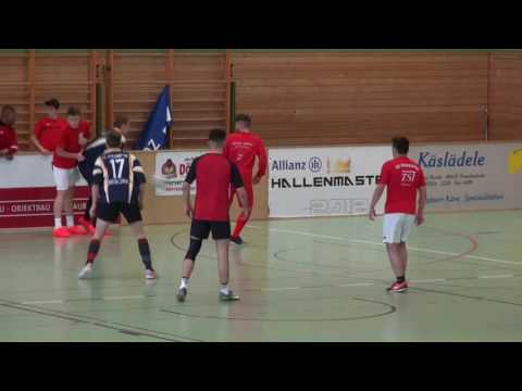Ausschnitt Hallenfussballturnier Bad Wurzach 17 12 2016