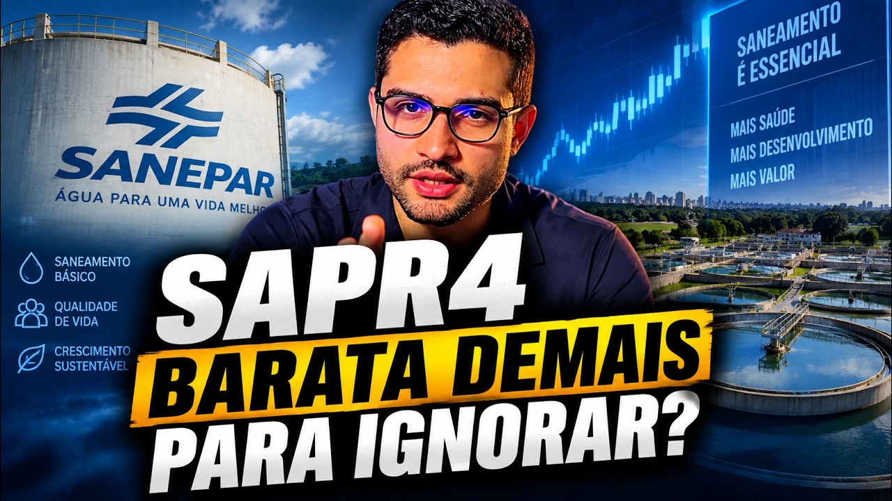 A SANEPAR É A AÇÃO DE UTILIDADE PÚBLICA MAIS BARATA DA BOLSA? SAPR4: VALOR INTRÍNSECO E PROJEÇÕES