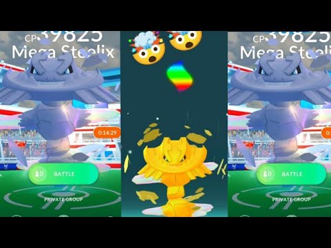 Mega Steelix 🏟rate in pokemon go#pokemon #legendary #shiny