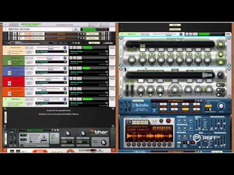 Directre+Buffre Beat Mangling with Synth Noodling