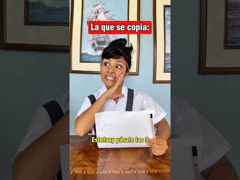 Tipos de personas en un examen🤣🤭 Colegio #shorts #humor #tiktokvideo #latina #comedia #funny  #fyp