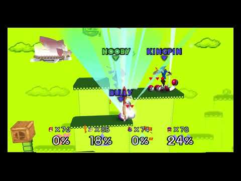 SMASH REMIX 1.2.0 - How about Matrix Mode HitLag with Pokemon in Mario Land Stage?