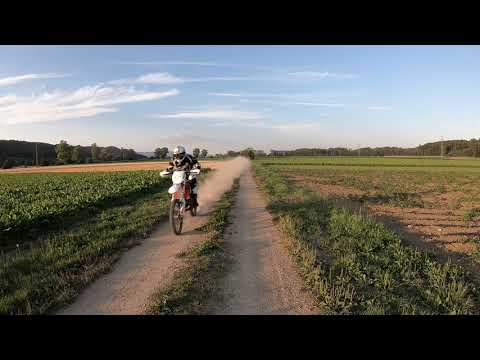 KTM EXC 300 flyby full throttle - two stroke