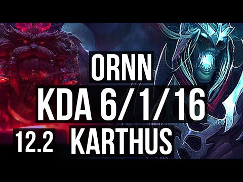 ORNN vs KARTHUS (TOP) | 6/1/16, 300+ games | EUW Master | 12.2