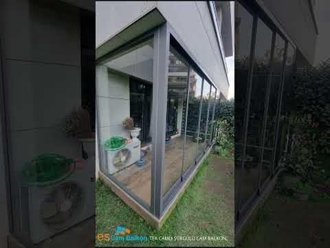 Tek Camlı Sürgülü Cam Balkon Sistemleri