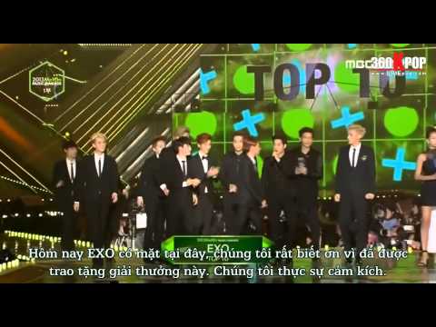 [Vietsub] 131114 Melon Music Award Top 10 Artist - EXO Cut [EXO Team]