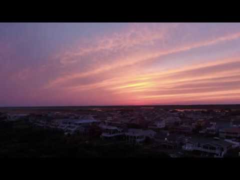 Sunset Beach North Carolina Drone Footage