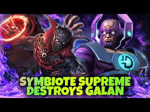 Symbiote Supreme easily soloed Galan | MCOC