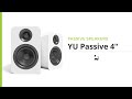 Passive Bookshelf Speakers - Kanto YU Passive 4"