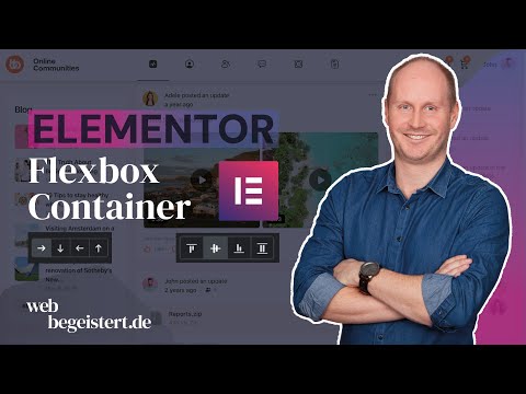 Elementor Flexbox Container - einfach, modern, praktisch [Tutorial - deutsch]