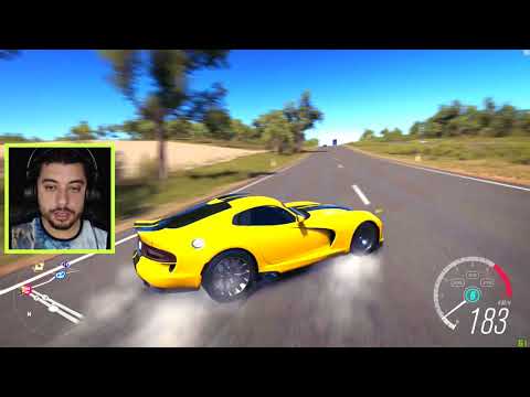 COMPREI UM SRT VIPER GTS - ESSE CARRO É BRUTO - FORZA HORIZON 3 GOPRO - VOLANTE G27