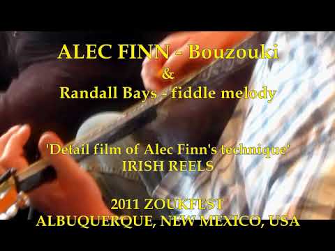 Alec Finn - Bouzouki - close up study of reel tempo technique