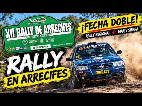 RALLY DE ARRECIFES 2026: Más de 100 autos y tramos al límite