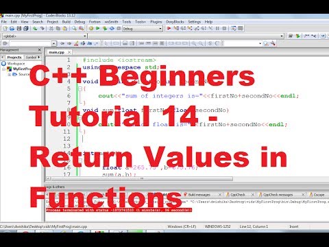 C Tutorial for Beginners 1 Installing CodeBlocks and Getting Started For Absolute Beginners