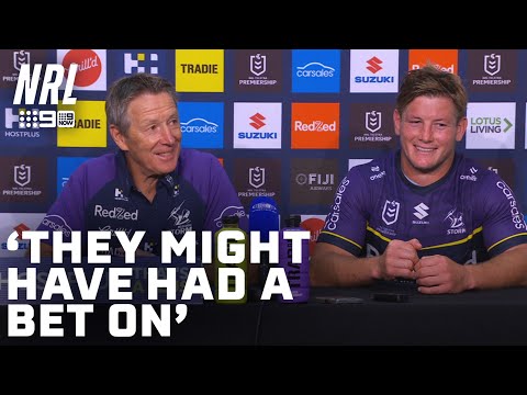 Craig Bellamy's take on Papenhuyzen's bombed try: NRL Presser | NRL on Nine