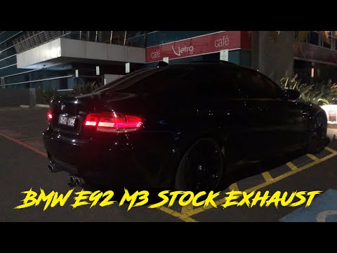 BMW E92 M3 - Stock Exhaust Revs