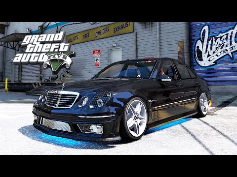 GTA V Mercedes-Benz E55 AMG (W211) v4.2 Mod | Realistic Luxury Sport Experience