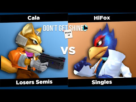 Don't Get Stuck in Shine SSBM - Singles - Losers Semis - Cala (Fox) vs HiFox (Falco)