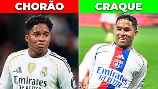 ANTES E DEPOIS DE ENDRICK NA EUROPA