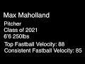 Max Maholland | Class of 2021 Pitcher |