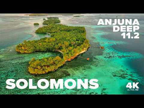 Solomon Islands Ocean Therapy 4K | Anjunadeep 11 Soundscapes Over the South Pacific