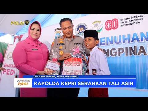 KAPOLDA KEPRI TINJAU DAPUR SPPG DAN LAKUKAN BAKTI SOSIAL UNTUK ANAK YATIM