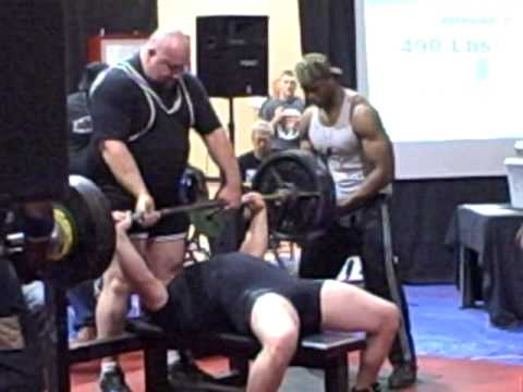 LB Bullins 490 raw bench @ 220