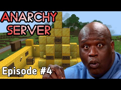 | Anarchy Server Episode 4 | FREE GOLD!!! (Hardcore Minecraft Bedrock)