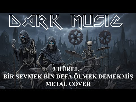 3 Hürel - Bir Sevmek Bin Defa Ölmek Demekmiş (Metal Cover | DarkMusic)