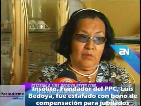 Fundador del PPC, Luis Bedoya, fue estafado con bono de compensación para jubilados