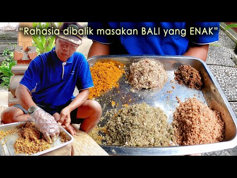MAKING A SPECIAL BALI RAJANG SPICES BASE