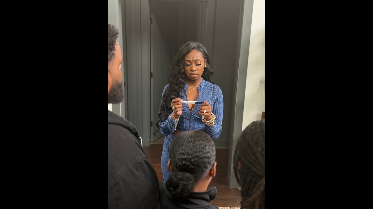 When J Diva gets the results of her pregnancy test!