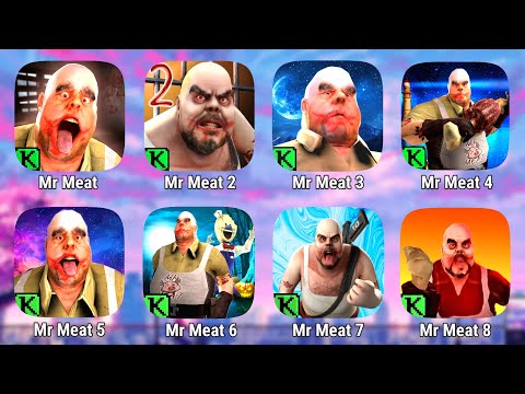 Mr Meat 1, 2, 3, 4, 5, 6, 7 & 8 Full Gameplay || Me Meat 3 Gameplay | Mr Meat 3 Trailer | Granny Mod