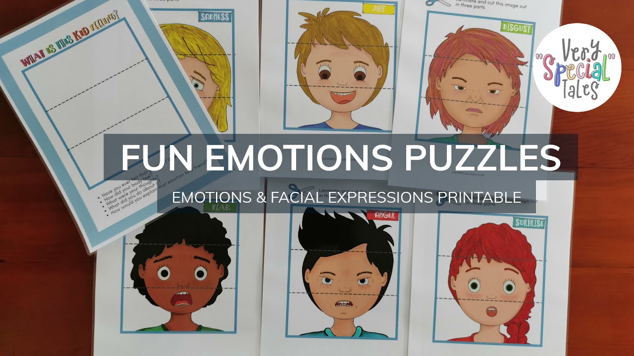 Emotions Printable Puzzles