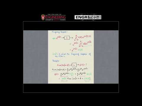 ECE 203, Lecture 17.  Frequency Response of Filters.