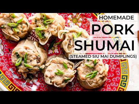 HOMEMADE PORK SHUMAI | learn how to make siu mai dumpings!