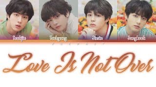 BTS (방탄소년단) - Love is Not Over (Color Coded Lyrics Eng/Rom/Han)