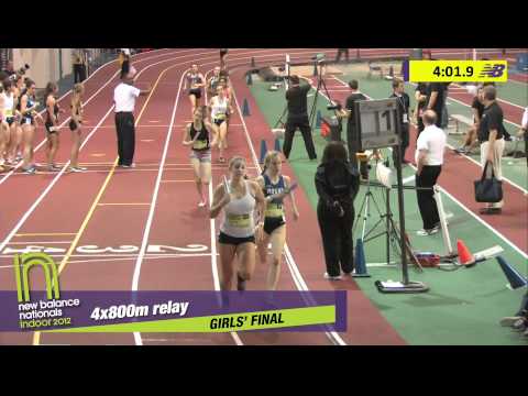 Girls 4x800m Section 2 - New Balance Indoor Nationals 2012
