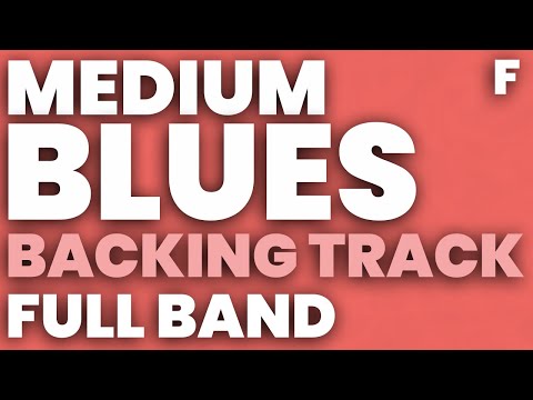 Blues in F Classic Jazz Backing Track Swing 120 bpm sticks - FULL BAND